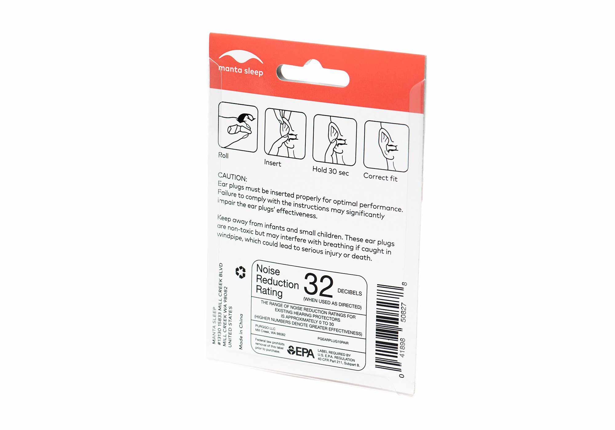 Manta Foam Earplugs - Media 3 of 5