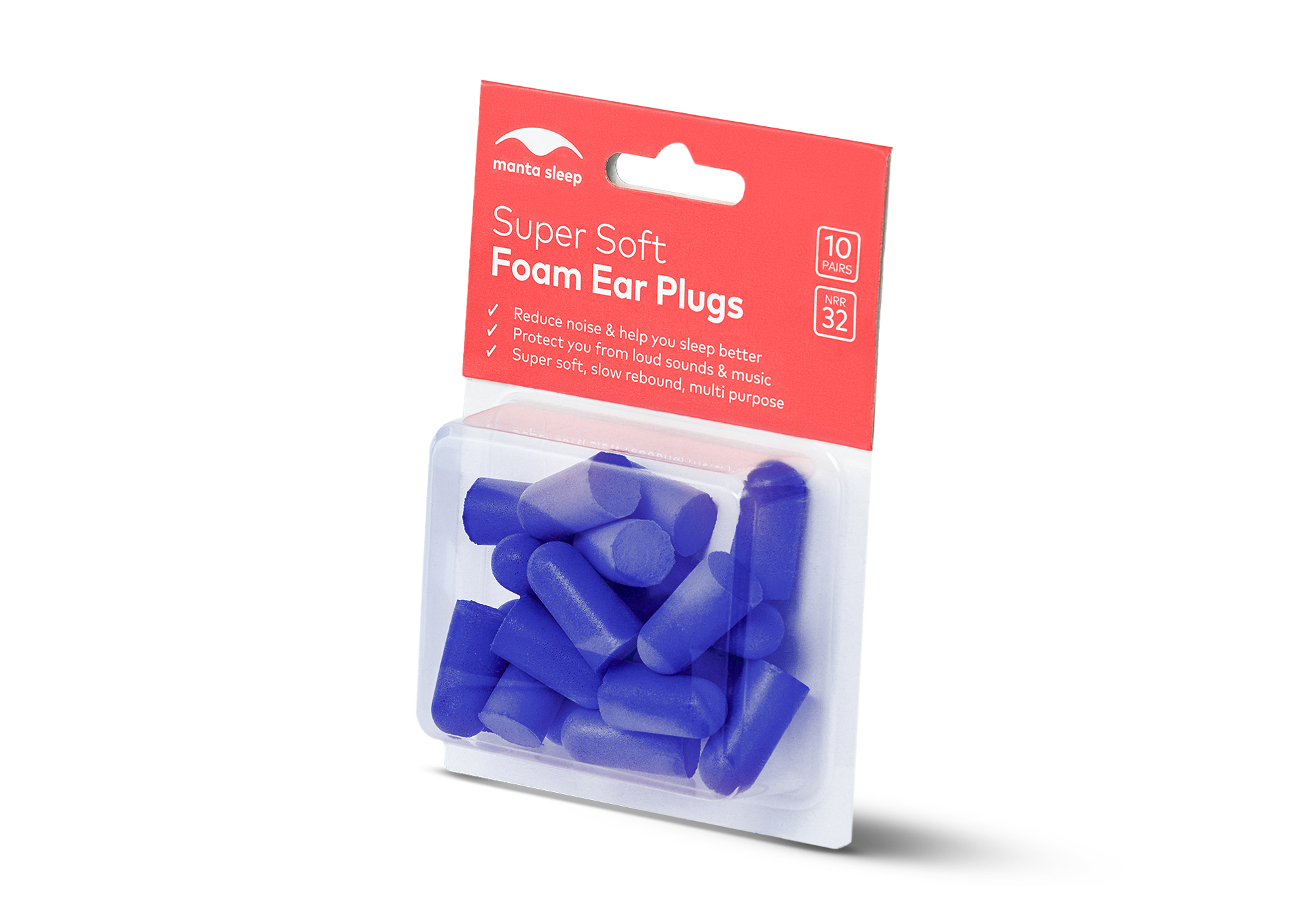 Manta Foam Earplugs - Media 1 of 5